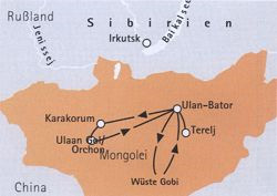 Dschingis Khan Reise