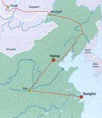 Reise mit der Transsibierischen Eisenbahn